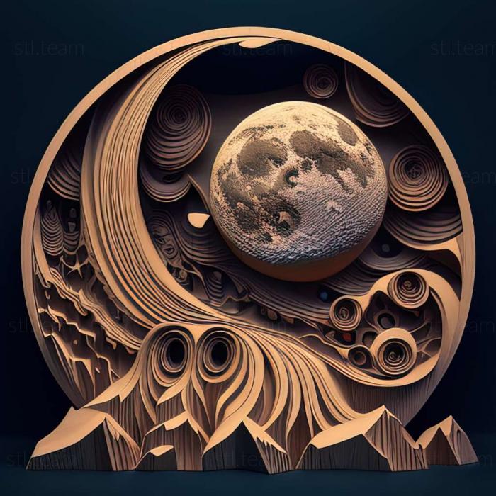 3D model Moons of Madness game (STL)